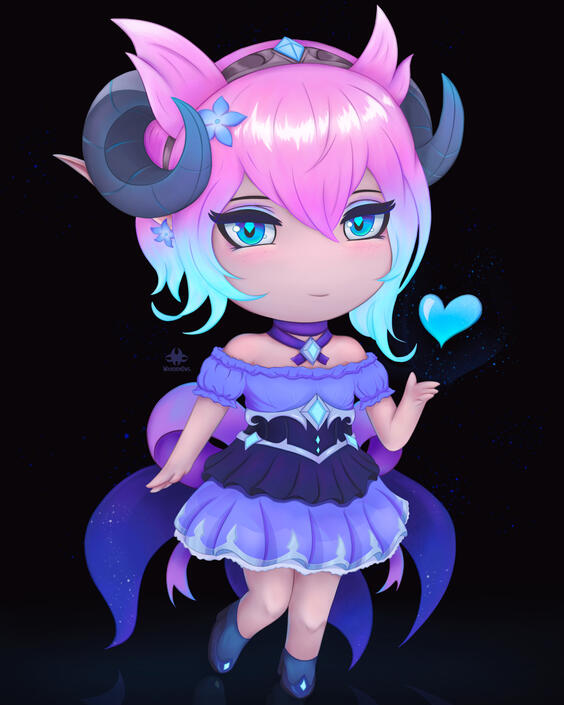 Character in Chibi style - $135 (full body)